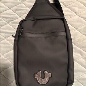 True Religion Charcoal Men's Belt Bag